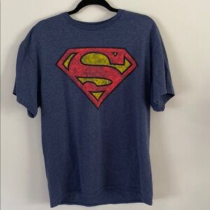 Superman Logo Blue T-Shirt